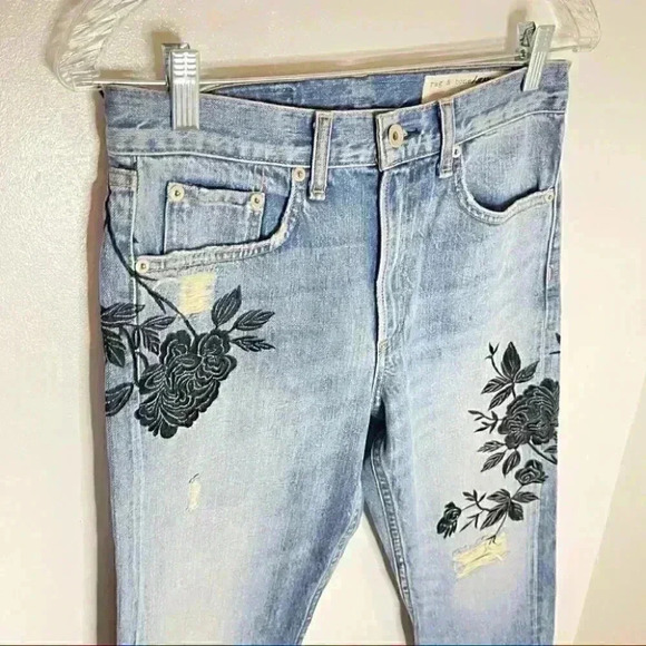 NWT Rag & Bone Marilyn Embroidered Ramona Jeans - Picture 9 of 11